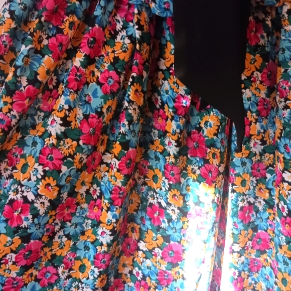 Vintage Bow Detail Midi Dress Elastic Waist - Picture 5 of 5